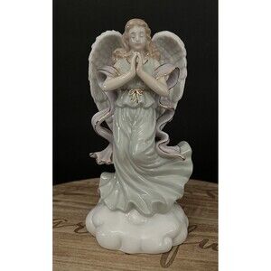 Angels of Grace "FAITH" Porcelain Angel Figurine by Holstead House 6 3/4" Tall